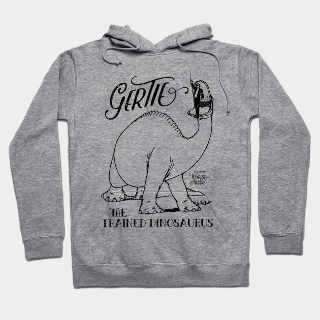 Gertie The Dinosaur Hoodie by GoAwayGreen